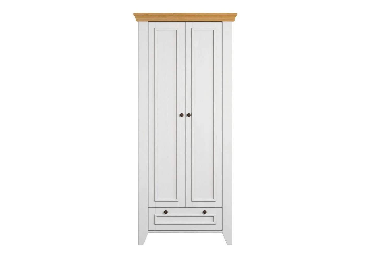 Garderobenschrank OTTO HOME Skandinavia Weiß mit Schubkasten - Bild 2
