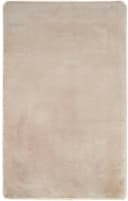 Bruno Banani Fellteppich Rabbit 2 Beige Kunstfell Uni-Design Bild 1