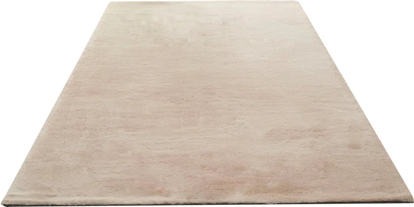 Bruno Banani Fellteppich Rabbit 2 Beige Kunstfell Uni-Design - Bild 3