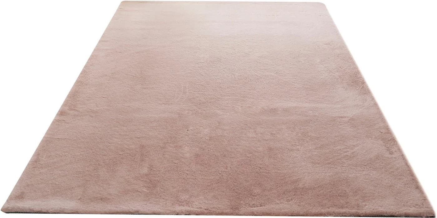 Bruno Banani Fellteppich Rabbit 2 Rosa Modern Uni-Design - Bild 3