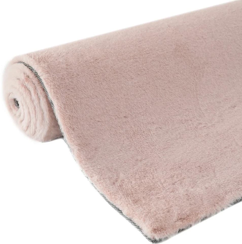 Bruno Banani Fellteppich Rabbit 2 Rosa Modern Uni-Design - Bild 4