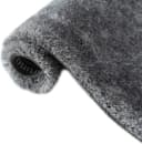 Bruno Banani Hochflor-Teppich Dana Bean Shape Grau U-förmig Uni Bild 5