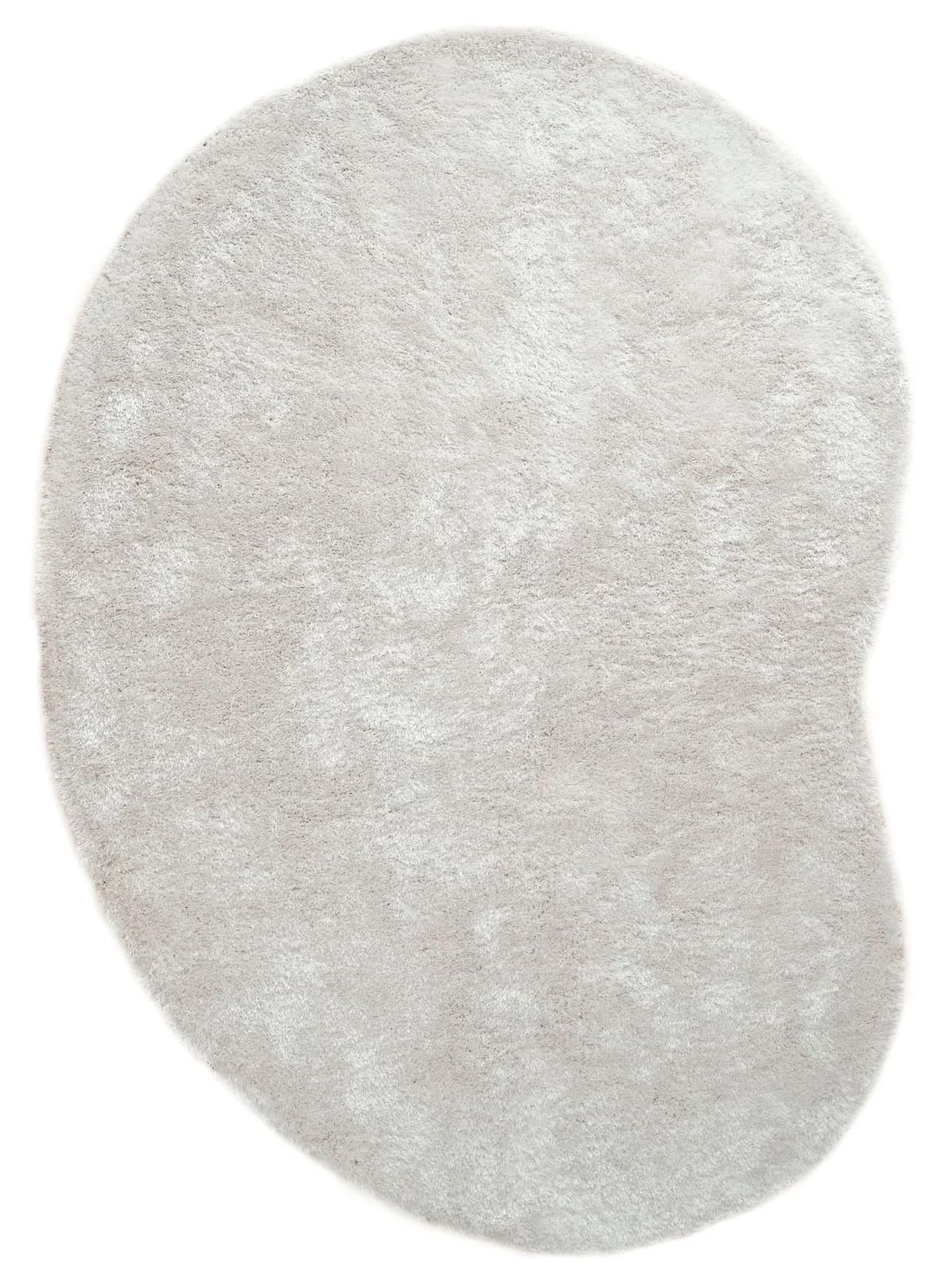 Hochflor-Teppich Bruno Banani Dana Bean Shape U-förmig Weiß