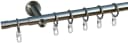 OTTO HOME Gardinenstange Kappe 1-läufig silber ausziehbar 130-240cm Bild 2