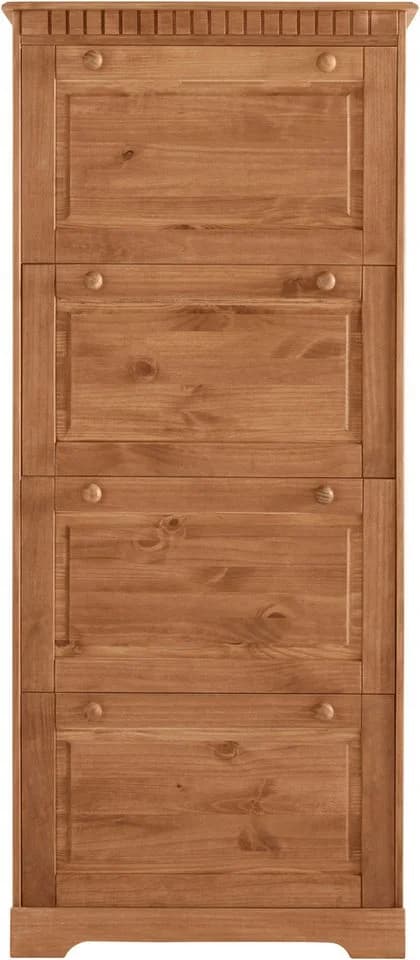 OTTO HOME Schuhschrank Lisa Beige 4 Klappen FSC Holz - Bild 3