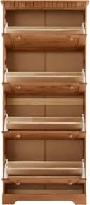 OTTO HOME Schuhschrank Lisa Beige 4 Klappen FSC Holz Bild 5