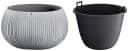 Prosperplast Blumentopf Beton Bowl Grau Kunststoff Pflanzgefäß Bild 1