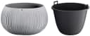 Prosperplast Blumentopf Beton Bowl Grau Kunststoff Pflanzgefäß Bild 2