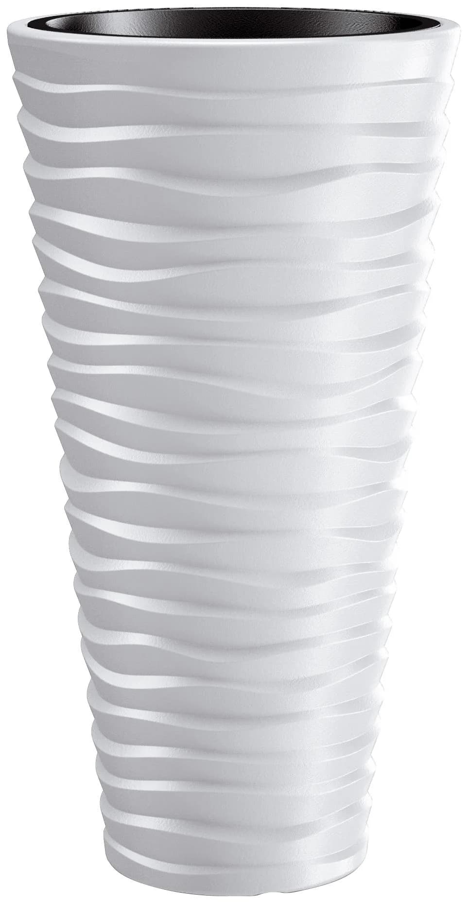 Prosperplast Blumentopf Sand slim Weiß Kunststoff - Bild 2