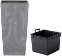 Prosperplast Pflanzkübel Urbi Square Effect Grau Modern Bild 2