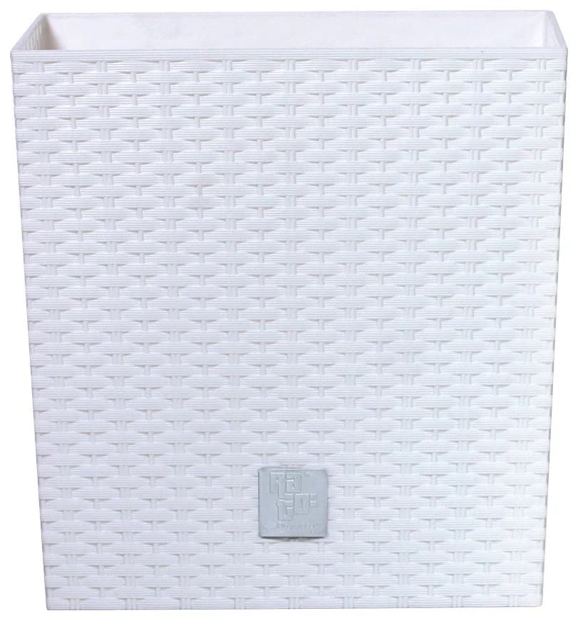Prosperplast Blumentopf Rato low Weiß UV-beständig