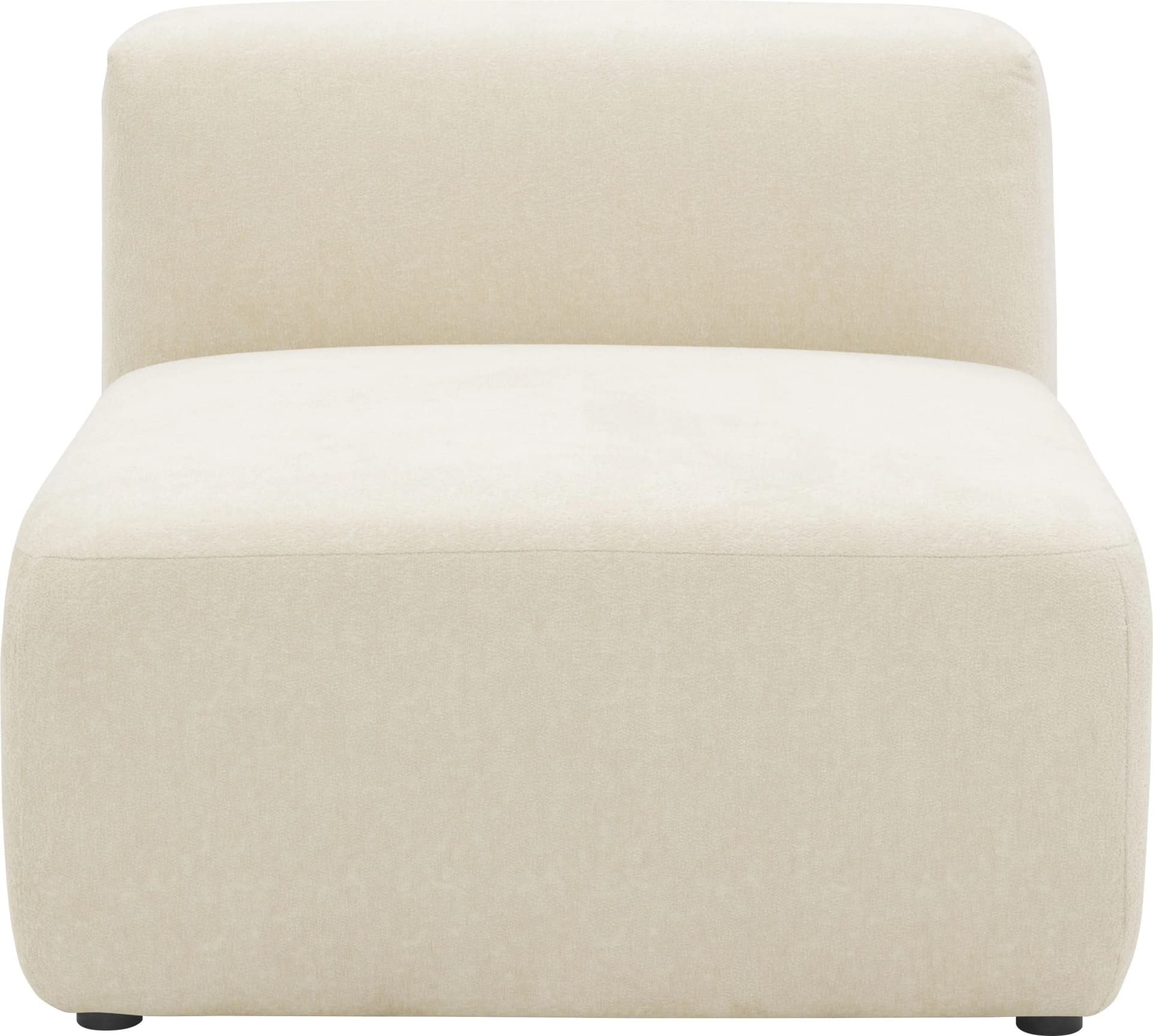 HOME AFFAIRE Utvik Sofaelement Beige Chenille Polyestermöbel