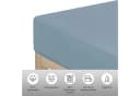 OTTO HOME Spannbettlaken 100% Baumwolle Blau Jersey Bild 5