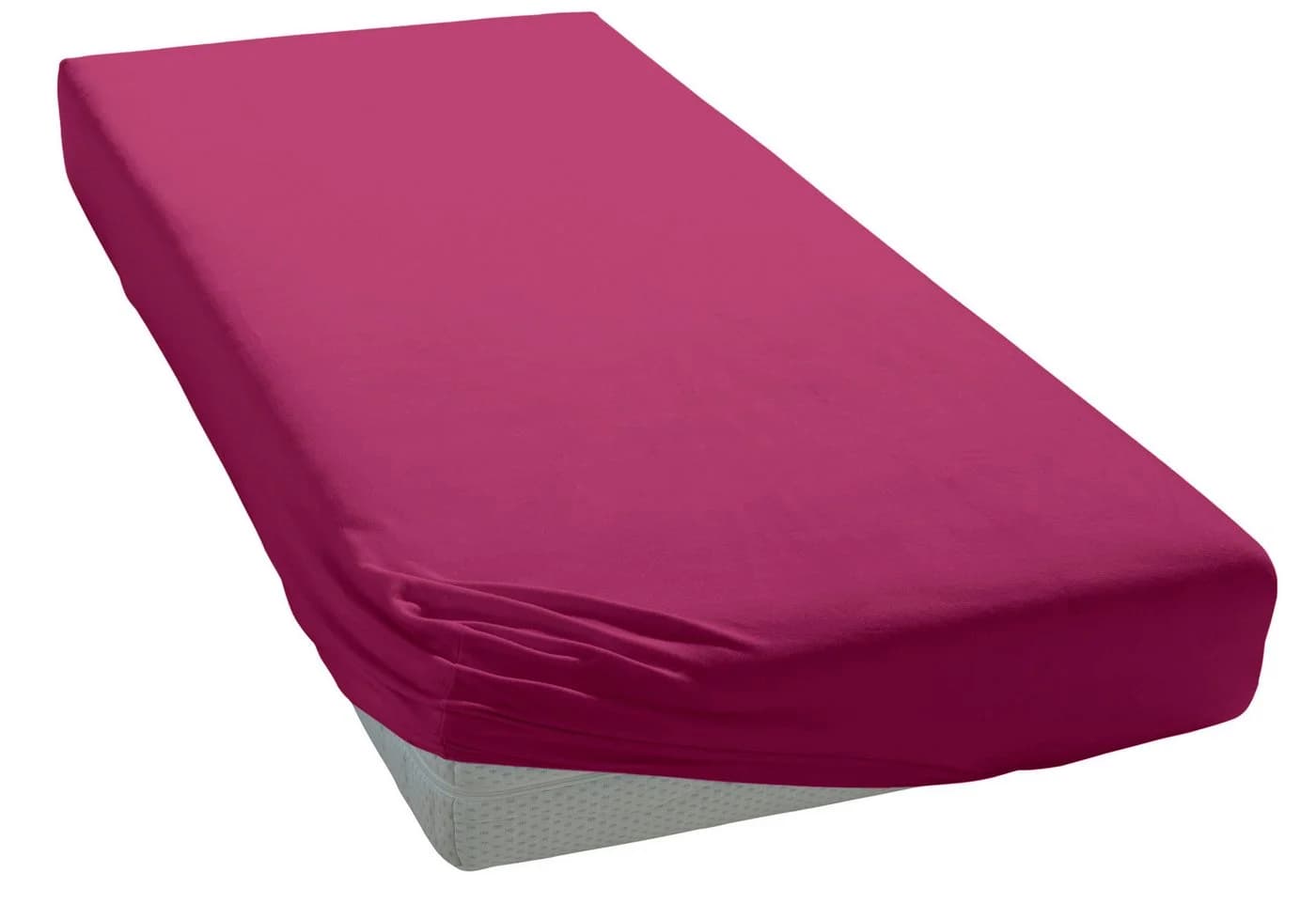 OTTO home Spannbettlaken Microfaser-Jersey Beere Lila 160x200