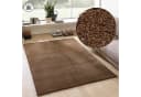 OTTO HOME Wollteppich Gabbo Natur Braun Uni Handgetuftet Bild 2