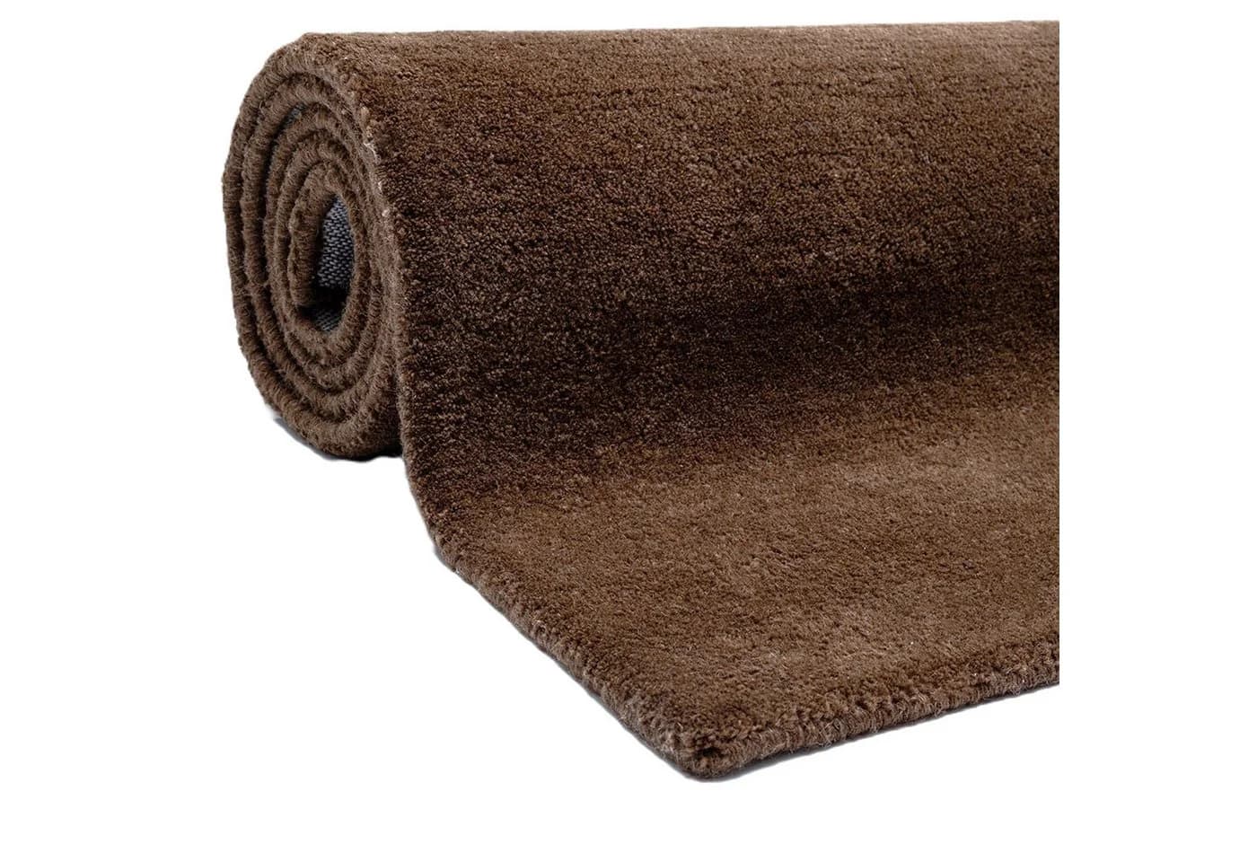 OTTO HOME Wollteppich Gabbo Natur Braun Uni Handgetuftet - Bild 5