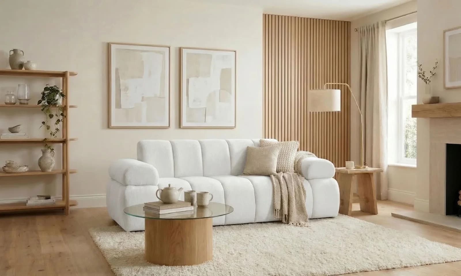 Home Affaire LYOTH 2-Sitzer Sofa creme mit Steppung