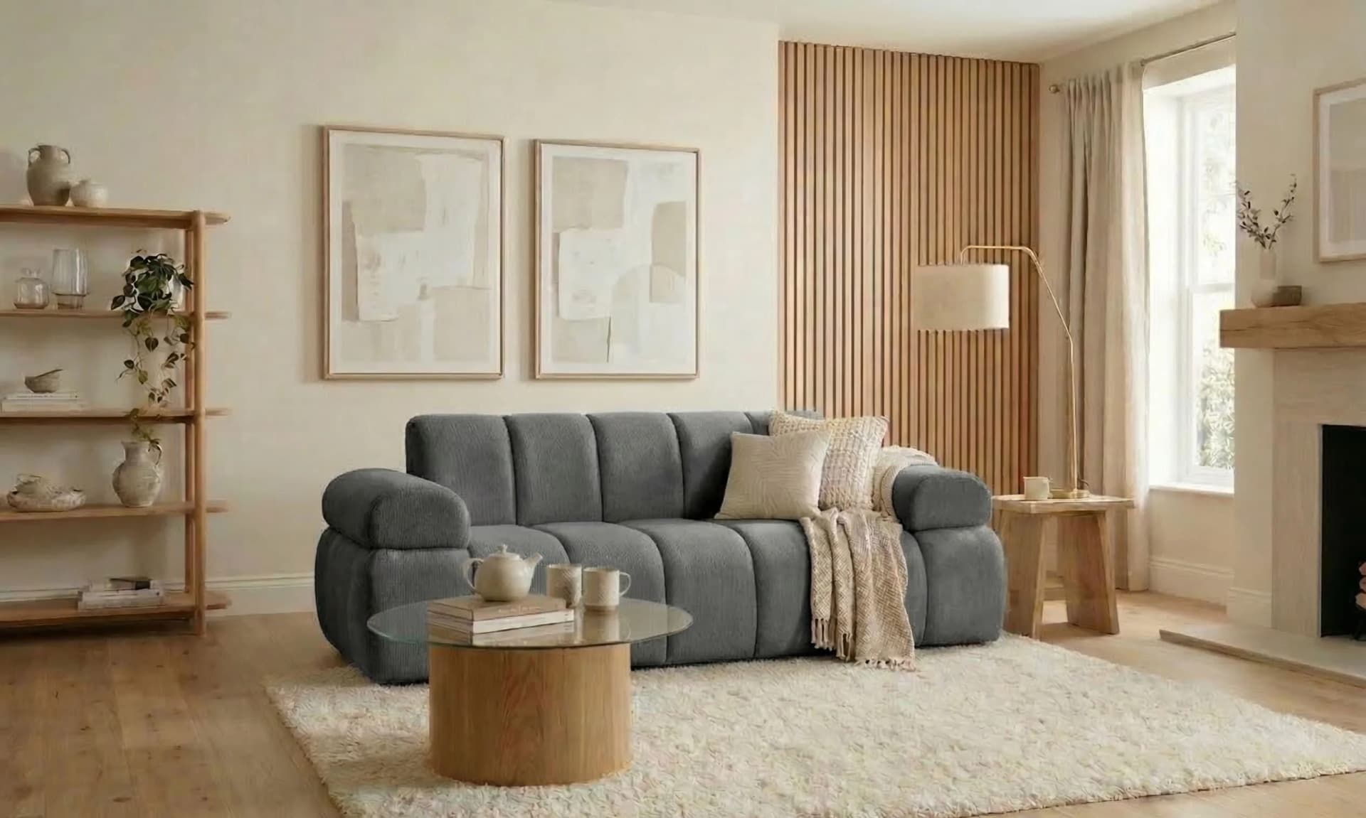 Home Affaire 2-Sitzer Sofa LYOTH Dunkelgrau mit Steppung