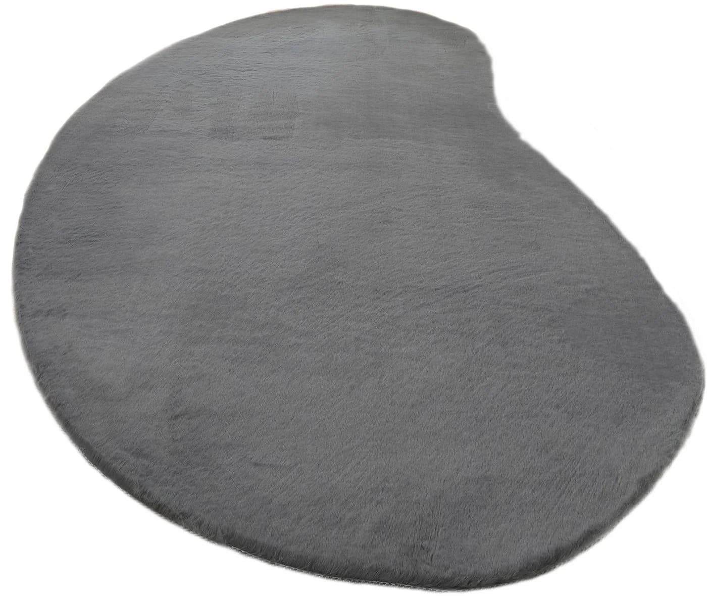 Bruno Banani Hochflor-Teppich Rabbit 2 Bean U-förmig Anthrazit - Bild 4