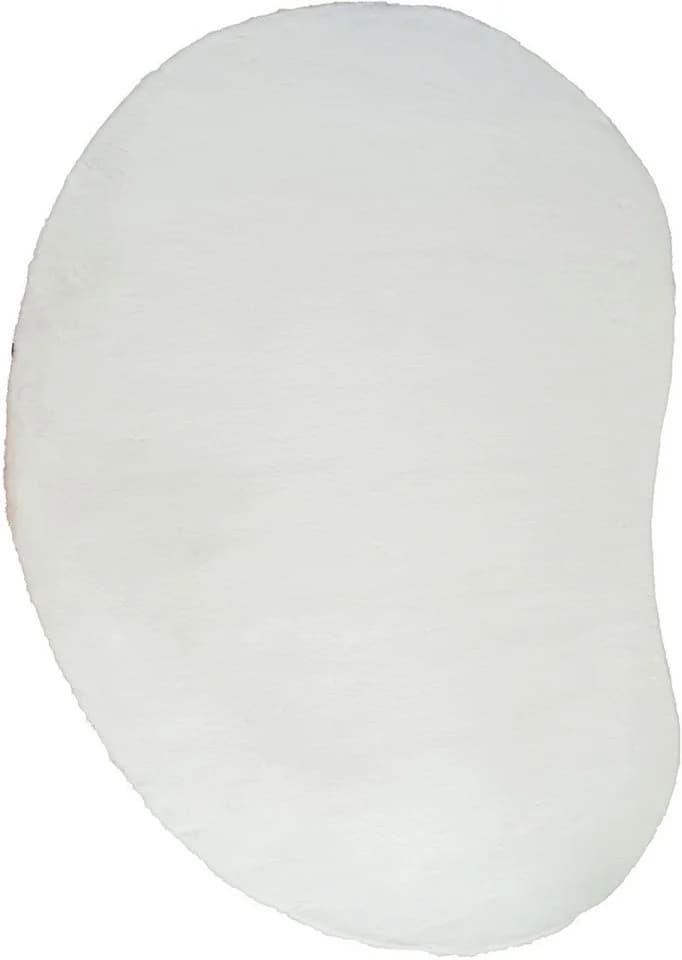 Bruno Banani Hochflor-Teppich Rabbit 2 Bean Kunstfell Weiß