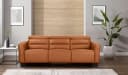 Home Affaire Carpari 3-Sitzer Sofa Elektrische Relaxfunktion Cognac Kunstleder Bild 4