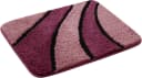 OTTO home Badematte Anna Bordeaux Modern Wellen-Motiv Bild 1