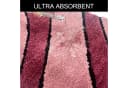 OTTO home Badematte Anna Bordeaux Modern Wellen-Motiv Bild 4