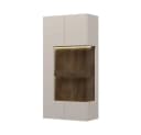 OTTO HOME Sky45 Hängevitrine Beige mit LED-Beleuchtung Bild 1