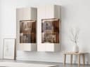 OTTO HOME Sky45 Hängevitrine Beige mit LED-Beleuchtung Bild 2