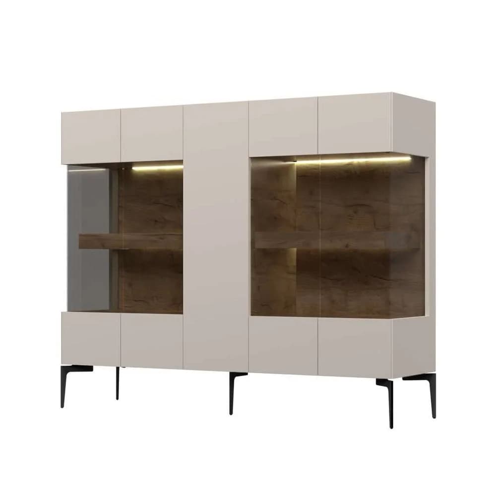 OTTO HOME Sky45 Highboard mit Glastüren und LED-Beleuchtung