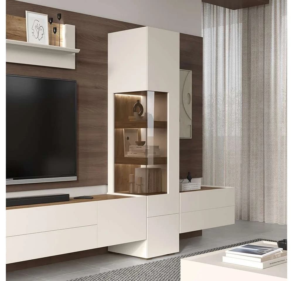 OTTO HOME Vitrine Sky45 Beige mit LED-Beleuchtung - Bild 4