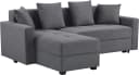 Ecksofa KILLAM L-Form Anthrazit mit Schlaffunktion und Bettkasten Bild 3