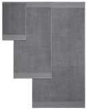 Bruno Banani Handtuch Set Robby Grau 5-tlg Frottier 500g/m² Bild 3