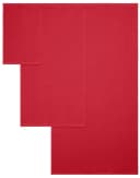 Kangaroos Handtuchset Cassidy 6-tlg. Rot Frottier Waffeloptik Bild 3