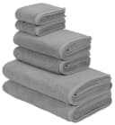 Bruno Banani Handtuch Set Lana 6-tlg. Grau Frottier 600g/m² Bild 2