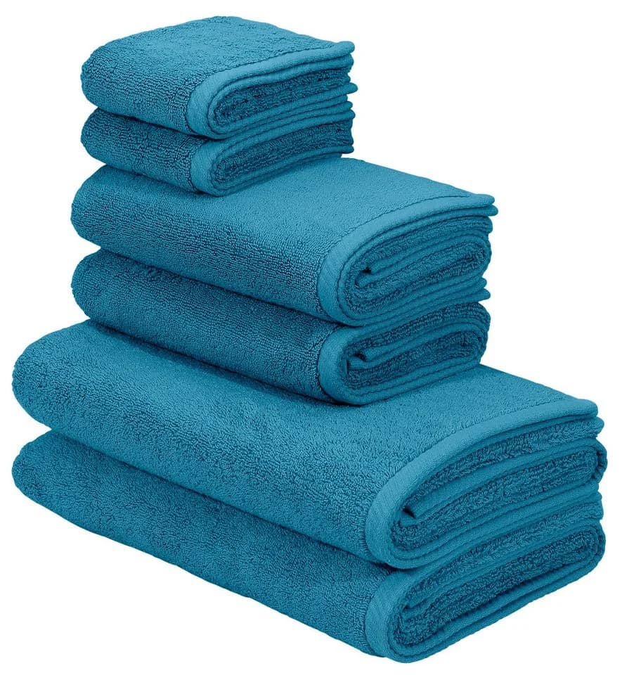 Bruno Banani Handtuch Set Lana 6-tlg. Mosaic Blau Frottier - Bild 2