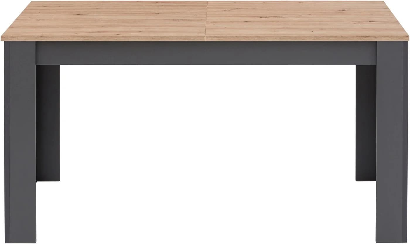 Home Affaire Esstisch Bergamo Grau Anthrazit Artisan Eiche Ausziehbar - Bild 2