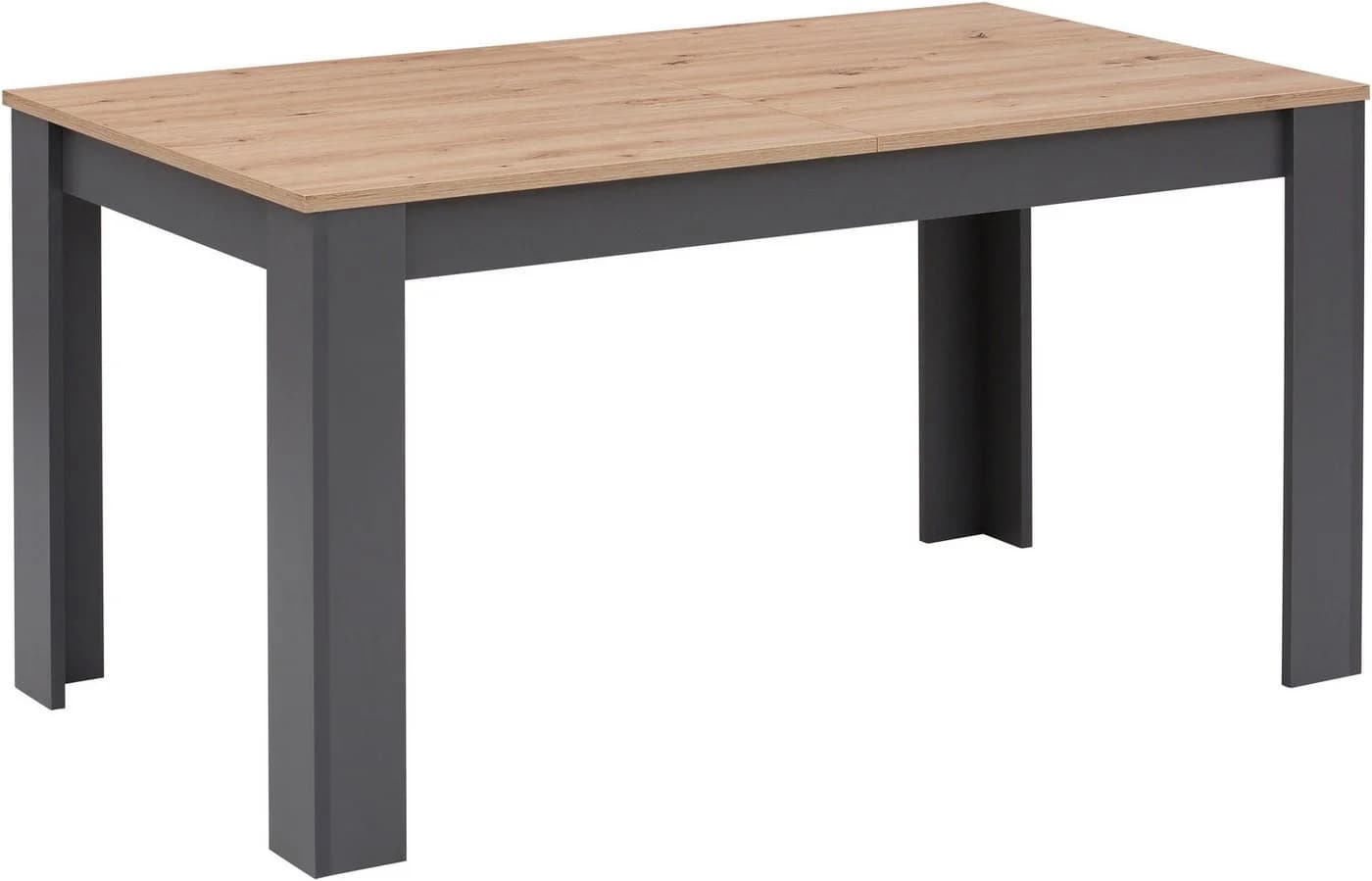Home Affaire Esstisch Bergamo Grau Anthrazit Artisan Eiche Ausziehbar - Bild 3