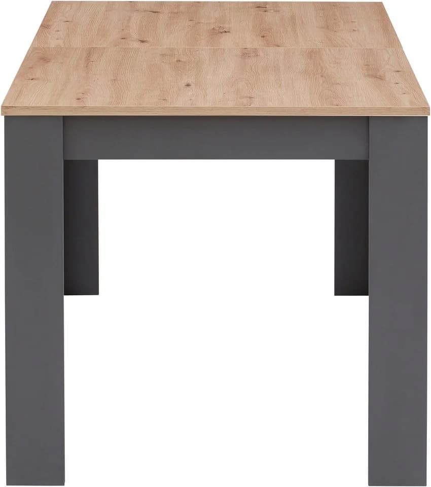Home Affaire Esstisch Bergamo Grau Anthrazit Artisan Eiche Ausziehbar - Bild 5
