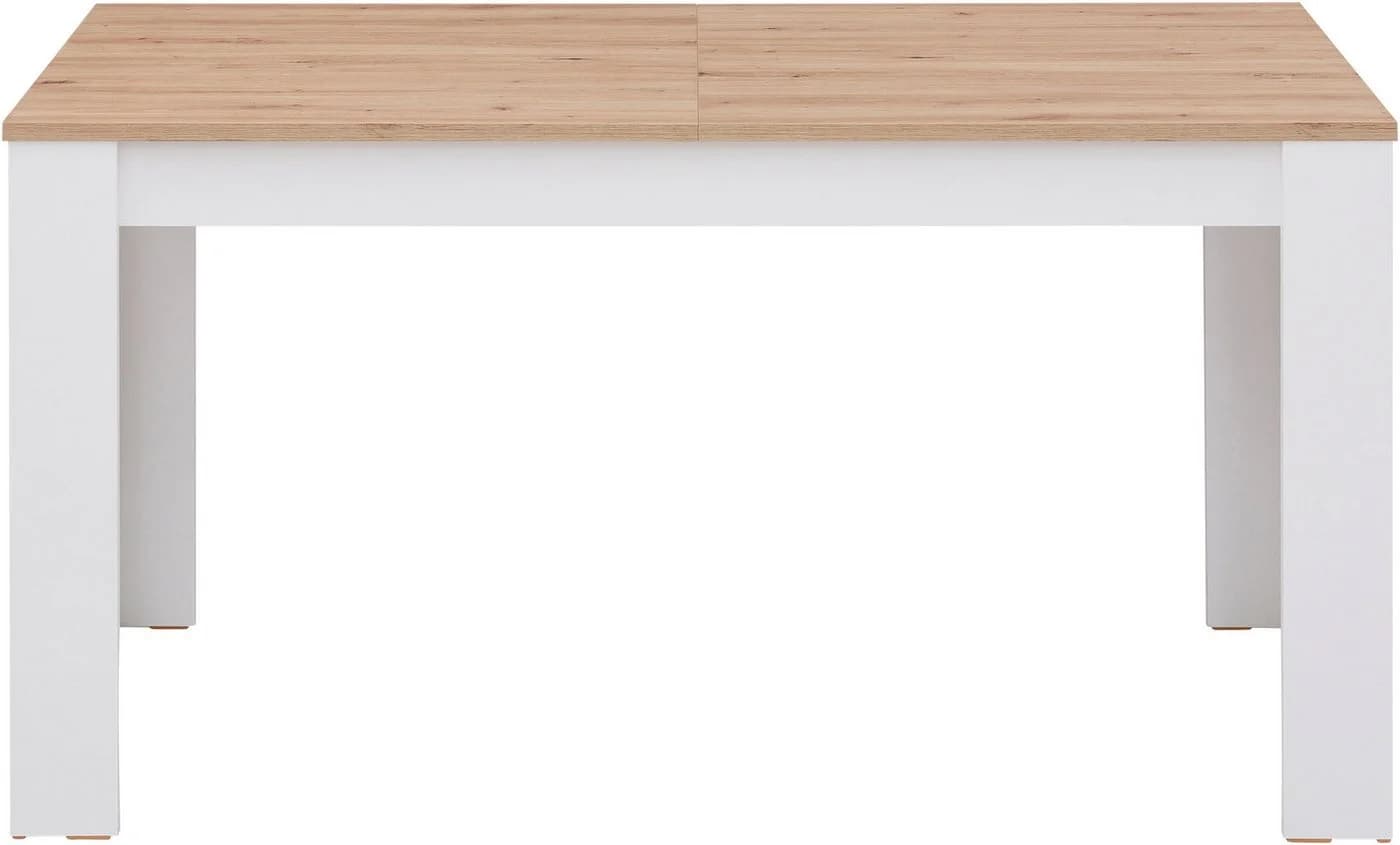 Home Affaire Esstisch Bergamo Weiß Artisan Eiche Ausziehbar - Bild 2