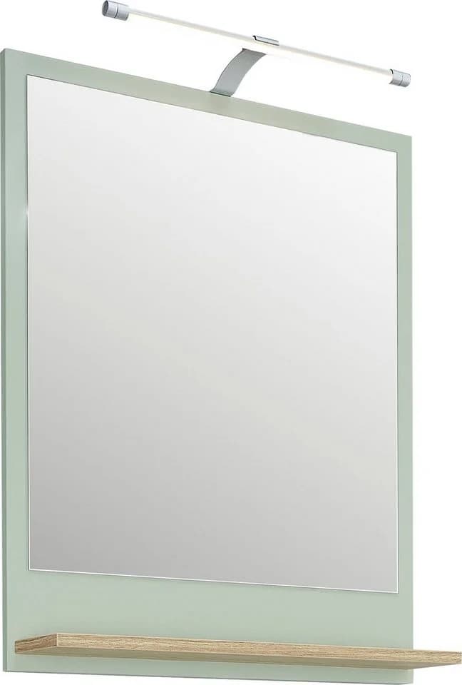 LED Spiegelleuchte SAPHIR Quickset TwinLED-Aufsatzleuchte Silber
