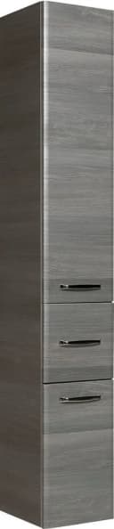 Hochschrank SAPHIR Quickset Badschrank Grau mit Türdämpfer Bild 2