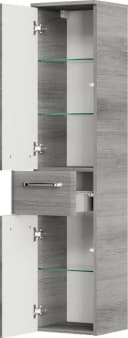 Midischrank SAPHIR Quickset 30 cm Grau mit Türdämpfer Bild 5
