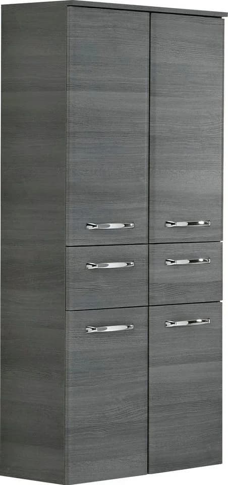 Midischrank SAPHIR 60 cm breit 4 Türen 2 Schubladen Grau - Bild 2