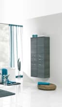 Midischrank SAPHIR 60 cm breit 4 Türen 2 Schubladen Grau Bild 3