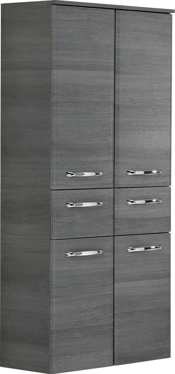Midischrank SAPHIR 60 cm breit 4 Türen 2 Schubladen Grau - Bild 5