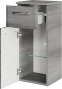 Quickset SAPHIR Unterschrank 30cm Grau mit Türdämpfer Bild 5