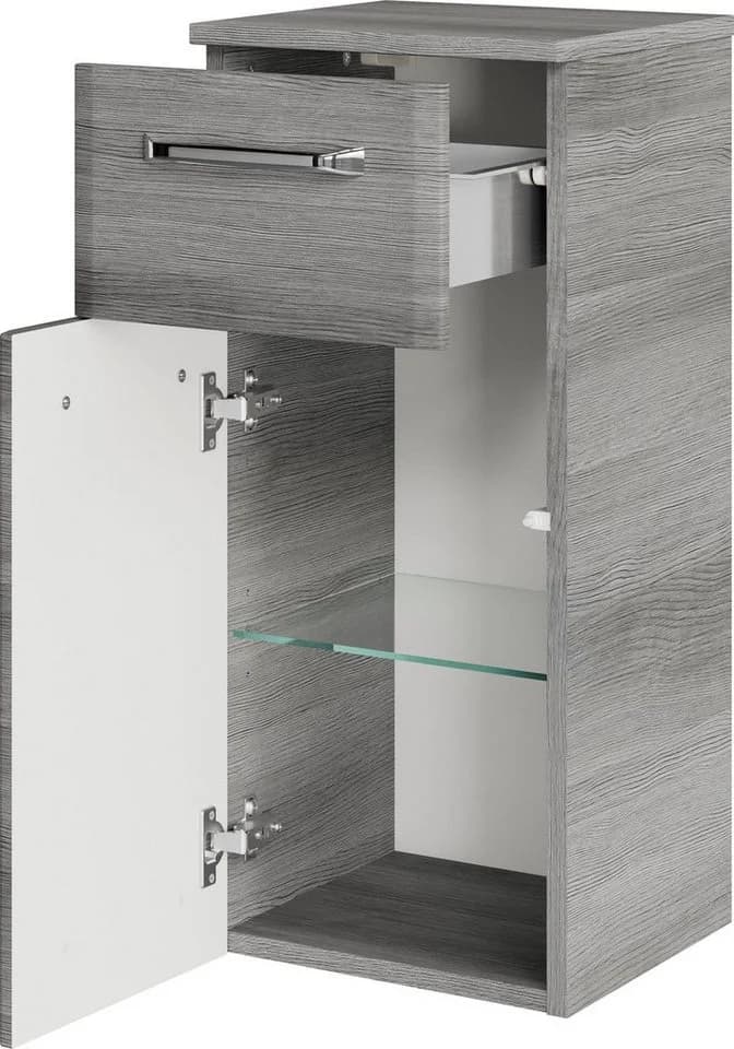 Quickset SAPHIR Unterschrank 30cm Grau mit Türdämpfer - Bild 5