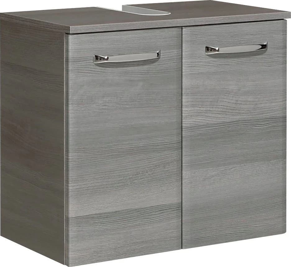 Waschbeckenunterschrank SAPHIR Quickset 60 cm Grau mit Türdämpfer - Bild 2