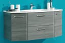 Waschtisch SAPHIR Quickset 112 cm Grau Mineralguss Bild 1